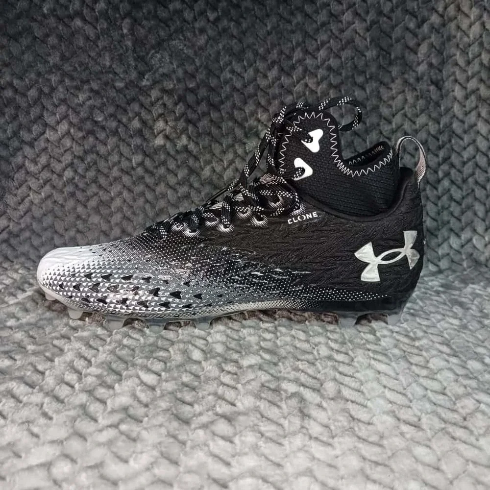 Under Armour Spotlight Clone 3.0 MC Football Cleats‎ Black Mens 3026334 Size 10